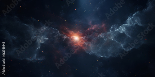 Deep space. science fiction wallpaper, planets, stars, galaxies and nebulas in awesome cosmic image. elements of this image furnished Endless universe with stars Ai Generative  © Hafiz