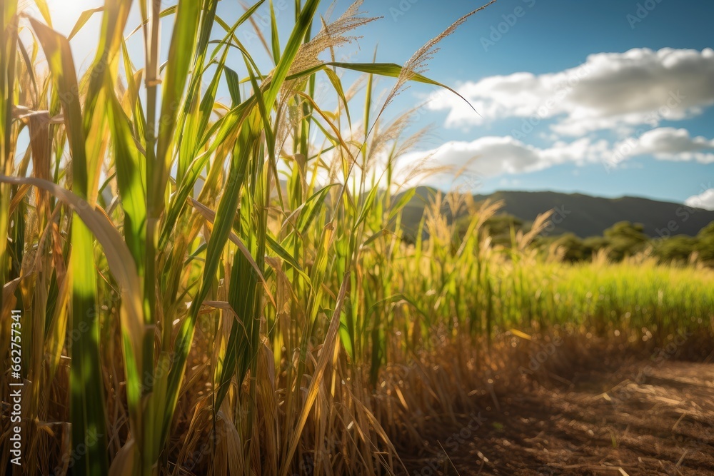 Fototapeta premium Sugar cane field