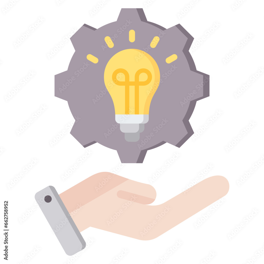 Creative Solution Flat Icon Creative Solution Flat Icon