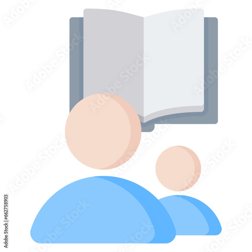 Accompanying Study Flat Icon
