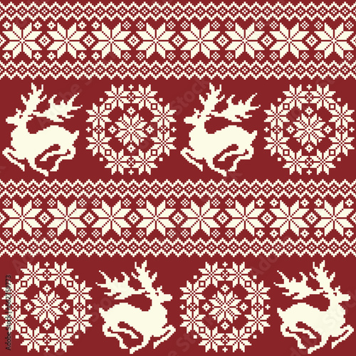 Textile patterns based on traditional Nordic images,