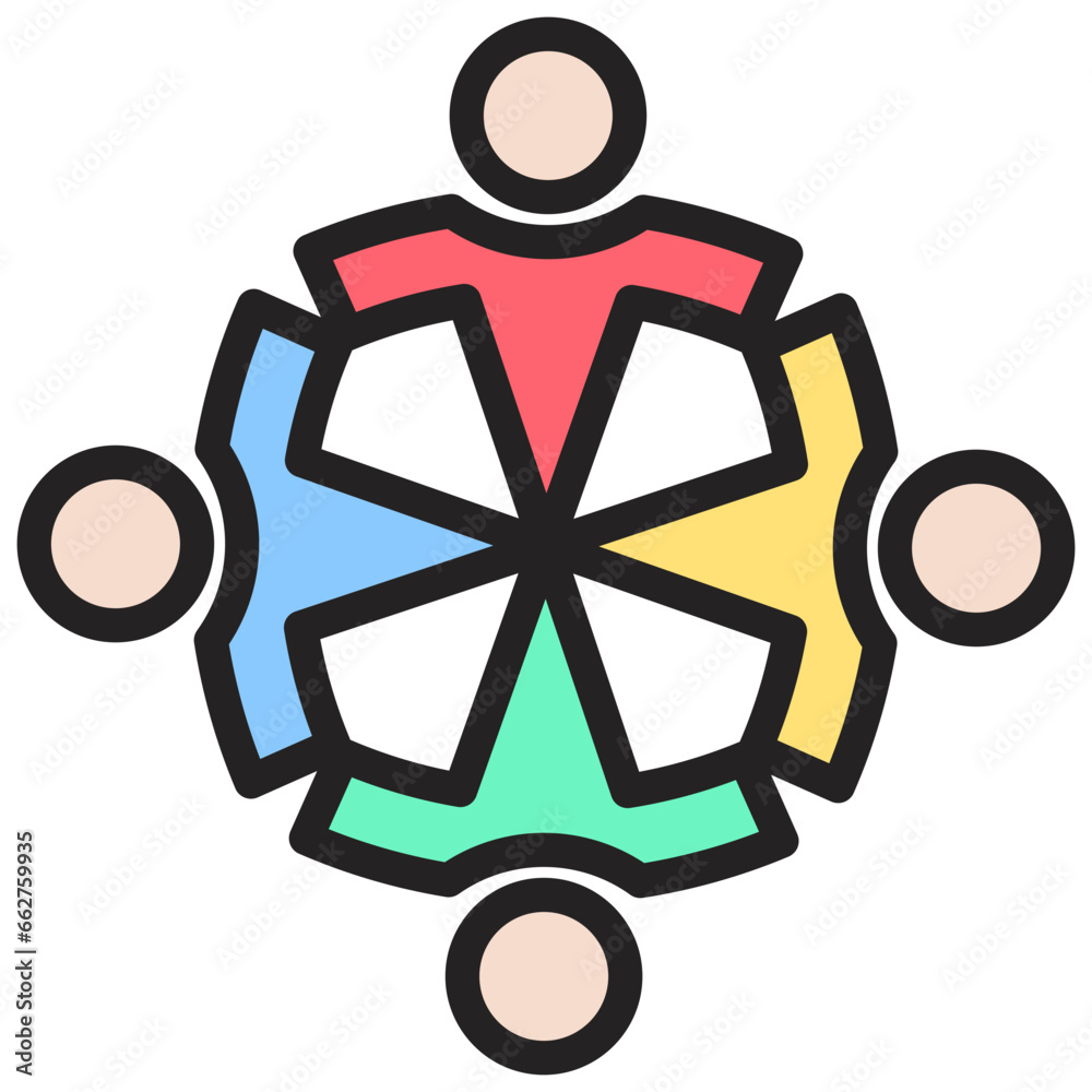 Culture Outline Color Icon