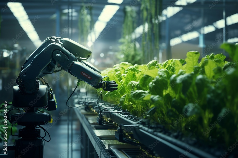 Automated Industrial Robotic Arm in Smart Farming Setting