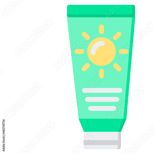 Sunscreens Flat Icon