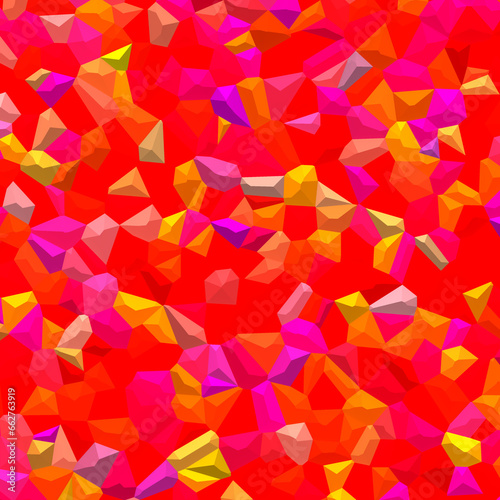 red yellow and pink repeating random pattern and design