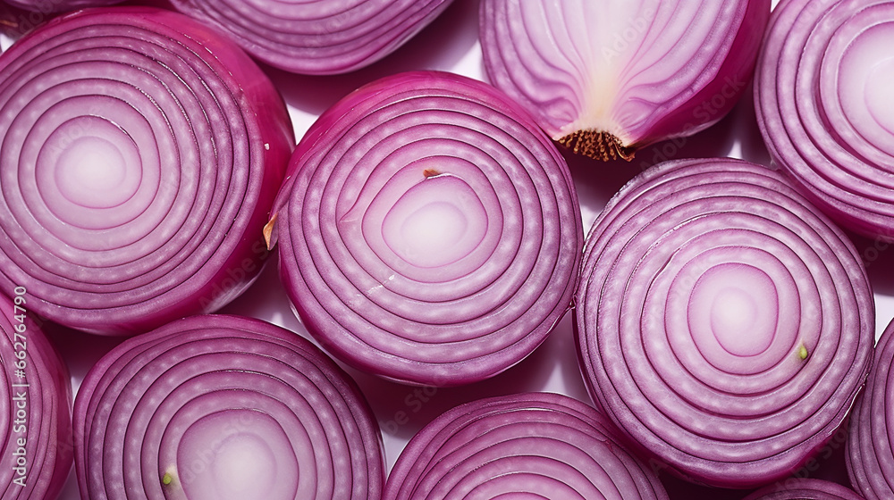 red onion slices red onion slices