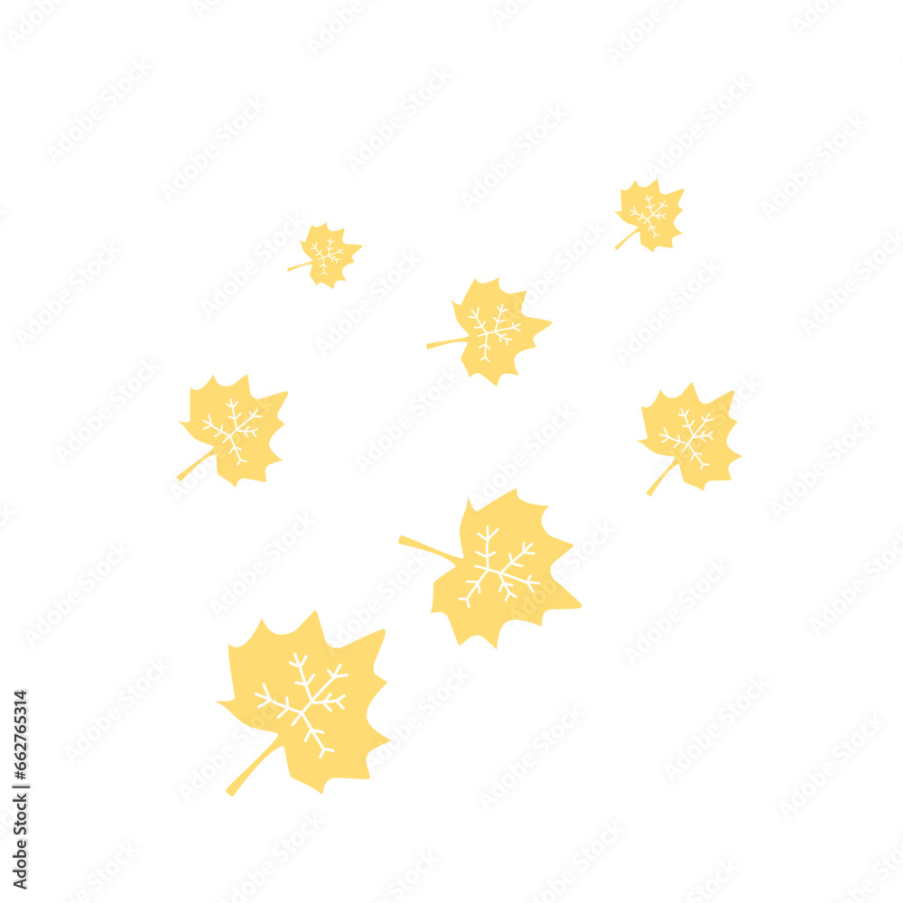 maple leaf fall illustration