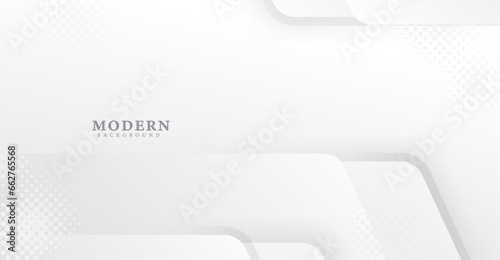 Abstract modern white and gray background