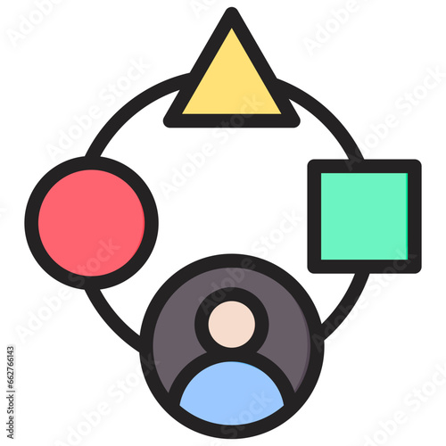 Capabilities Outline Color Icon