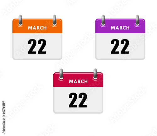 3D international calendar event colection