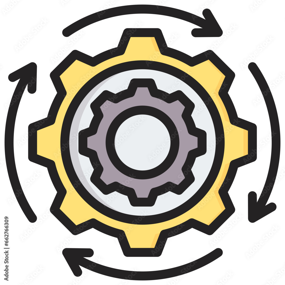 Operations Outline Color Icon