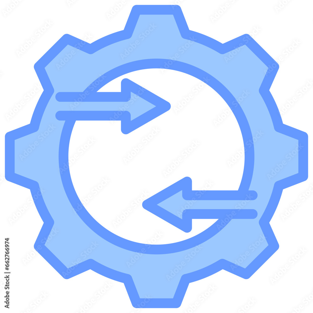 Integrated View Blue Icon Integrated View Blue Icon