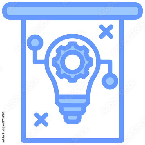 Tactics Blue Icon