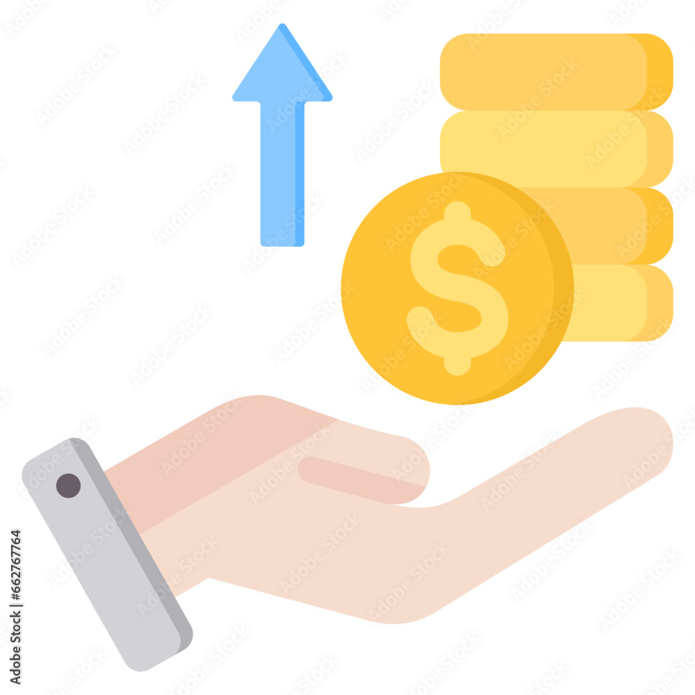 Cost Flat Icon Cost Flat Icon