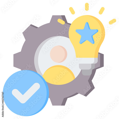 Competencies Flat Icon