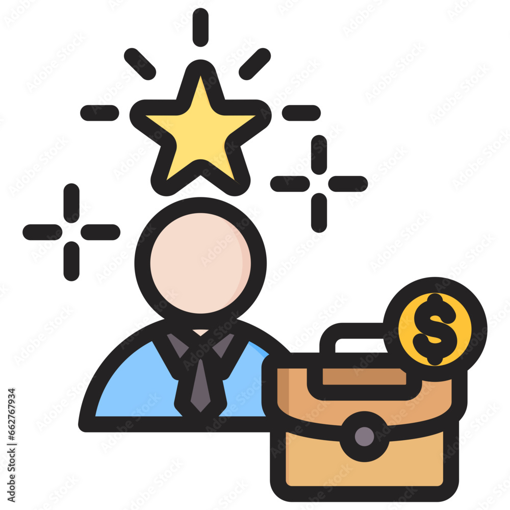 Success Outline Color Icon Success Outline Color Icon