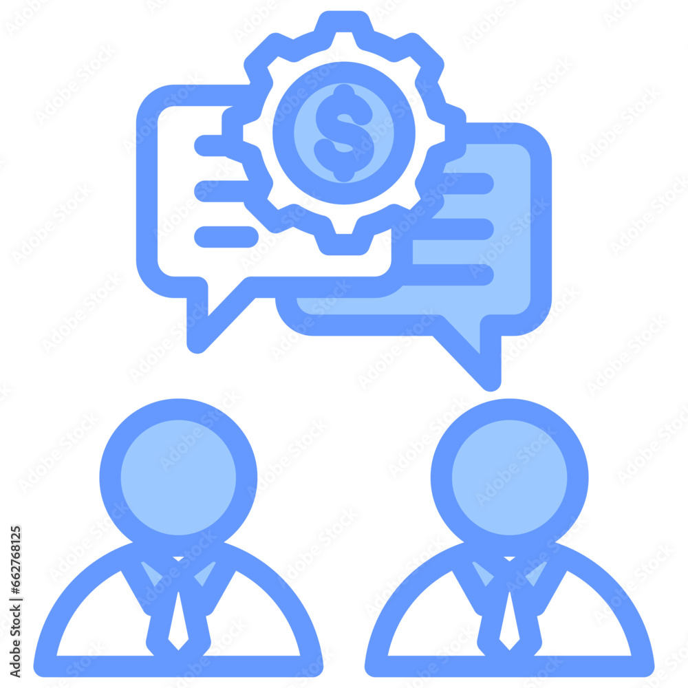 Communication Blue Icon