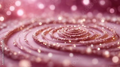  Pink Whirlwind  A Close-Up of Swirling Magical Spirals 