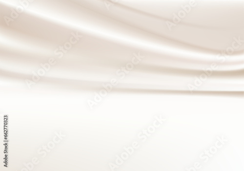 Silk background Design for product advertising for catalog. gold silk background. gold fabric background. smooth texture vector. illustration EPS 10.