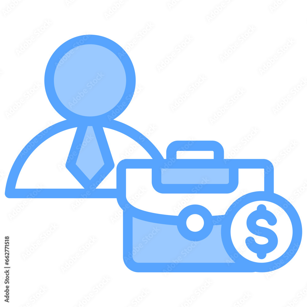 Business Blue Icon Business Blue Icon