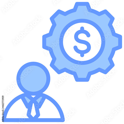Service Blue Icon