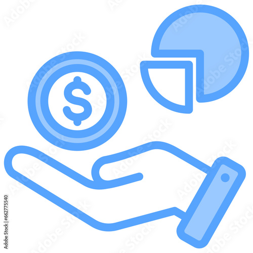 Divestitures Blue Icon