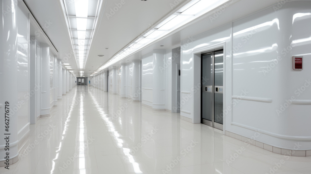 Modern interior science laboratory or factory background with lighting in monotone. Modern interior science laboratory or factory background with lighting in monotone.