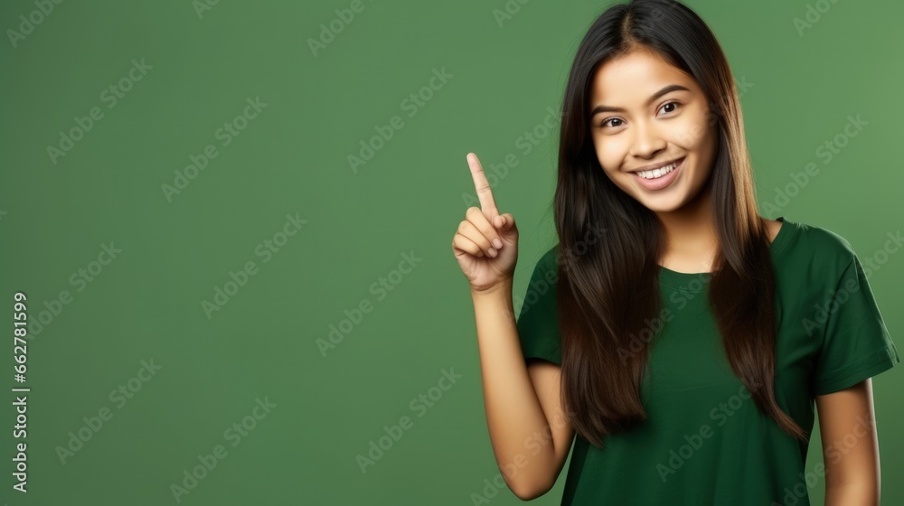 Teenager smiling stand isolated on pastel color background studio. Teenager smiling stand isolated on pastel color background studio.
