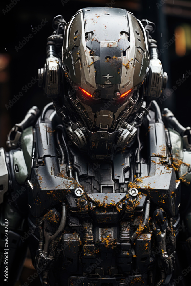 Fototapeta premium Roboter Spiel Terminator
