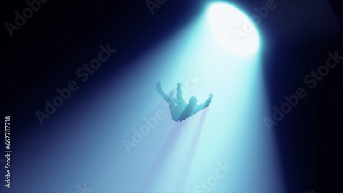 a man falls into the void photo