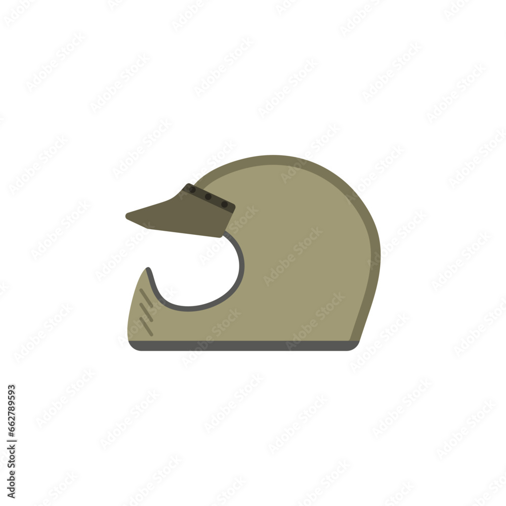 motorcycle helmet flat design vector illustration isolated on white background. motorcycle helmet to protect the head. motorcycle helmet flat design vector illustration isolated on white background. motorcycle helmet to protect the head.