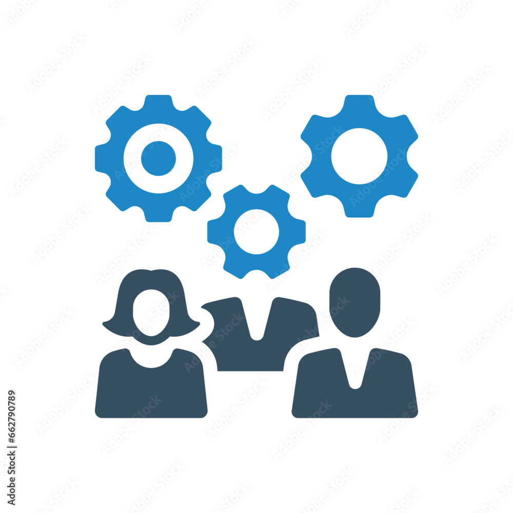business management icon vector illustration business management icon vector illustration