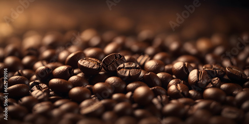 Coffee beans background and texture, advertise, Fresh Aromatic.