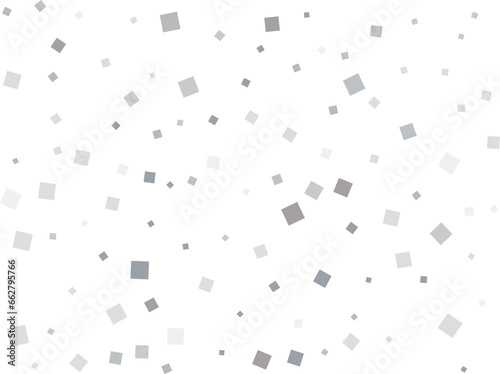 Christmas Silver Square Confetti