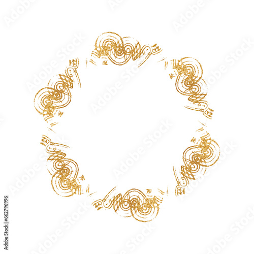 Golden wreath