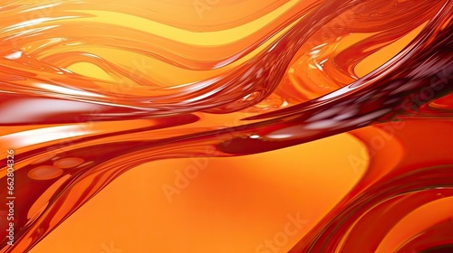 Honey abstract smooth liquid glass background