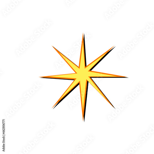 Sparkle Retro Star