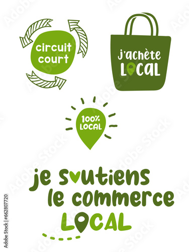 J'achète local badges