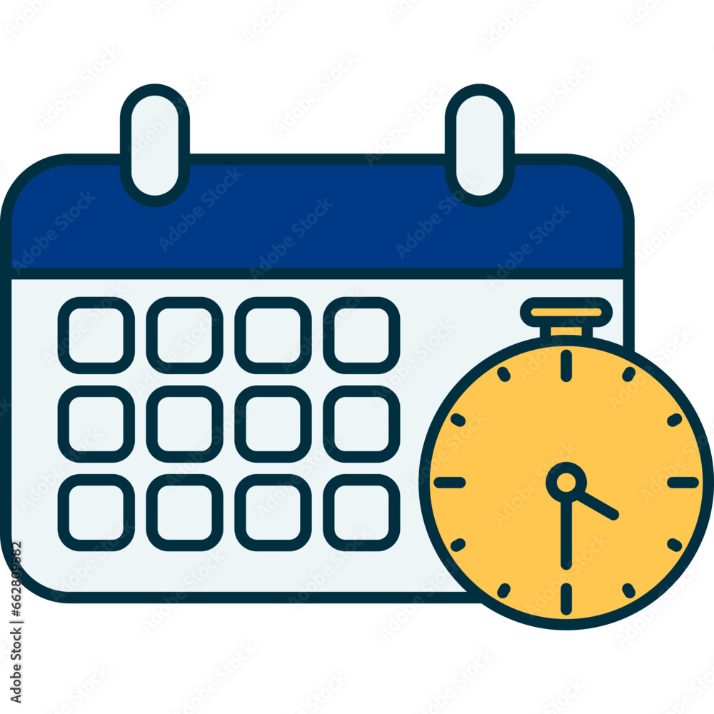 Calendar Time Icon Calendar Time Icon