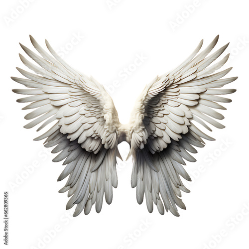 3d beautiful realistic wings photo