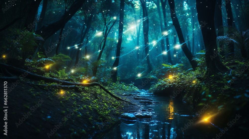 magical forest Generative AI