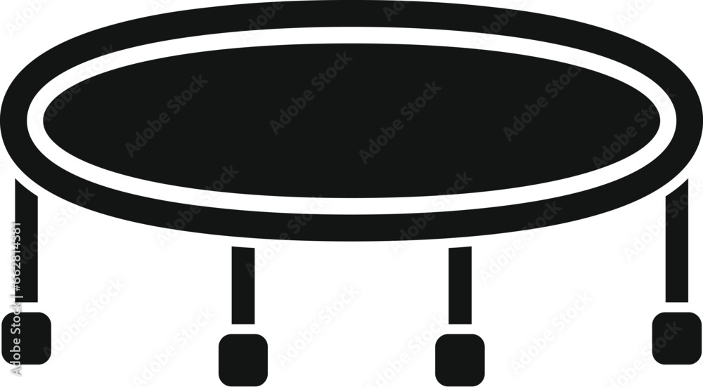 Evacuation trampoline icon simple vector. Slide danger. Stair case Evacuation trampoline icon simple vector. Slide danger. Stair case
