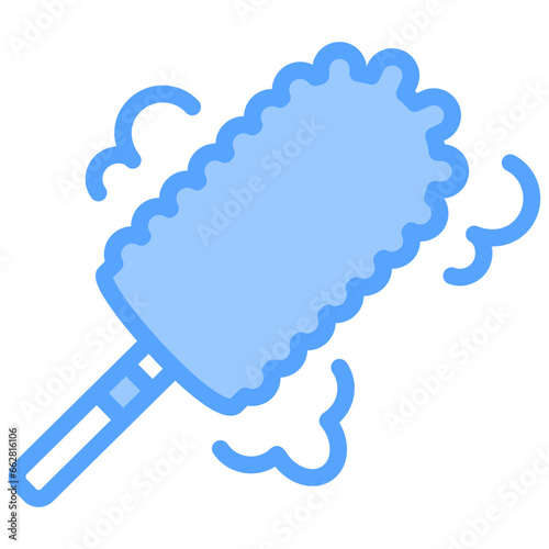 Feather Duster Blue Icon