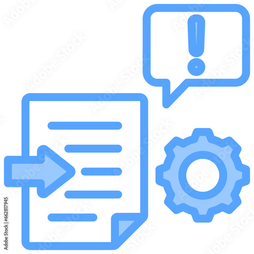 Enhanced Logging Blue Icon
