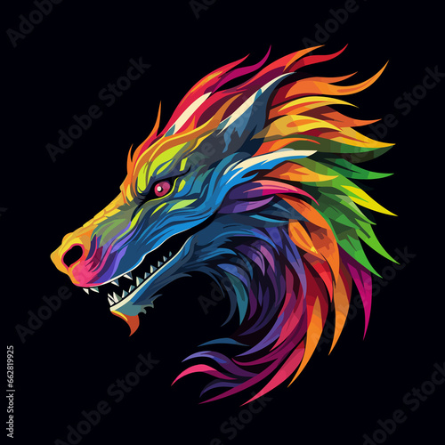 Colorful dragon