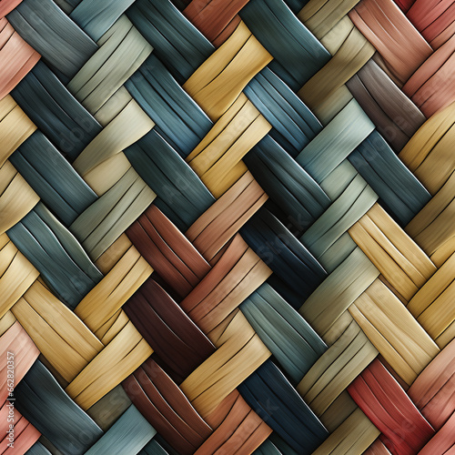 Herringbone Template Texture of Fabric  Tile  