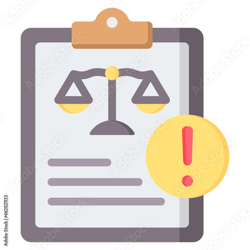 Lawsuits Flat Icon