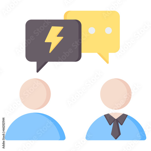 Labor Dispute Flat Icon