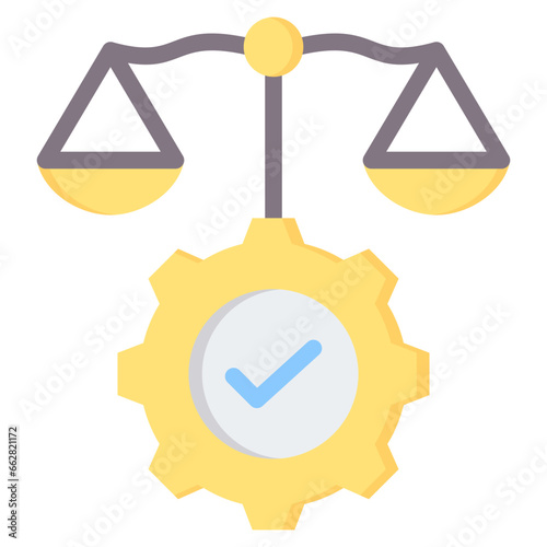 Legal Industries Flat Icon