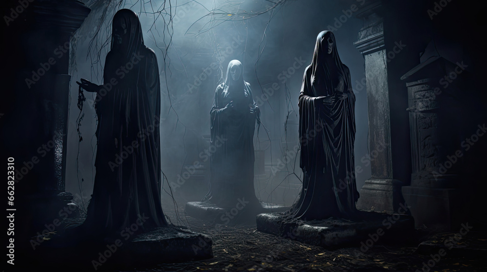 Whispering Specters Among the Haunted Tombs Whispering Specters Among the Haunted Tombs